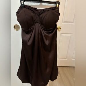 Elegant Black Strapless Dress